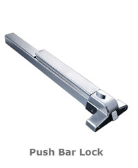 Push bar lock