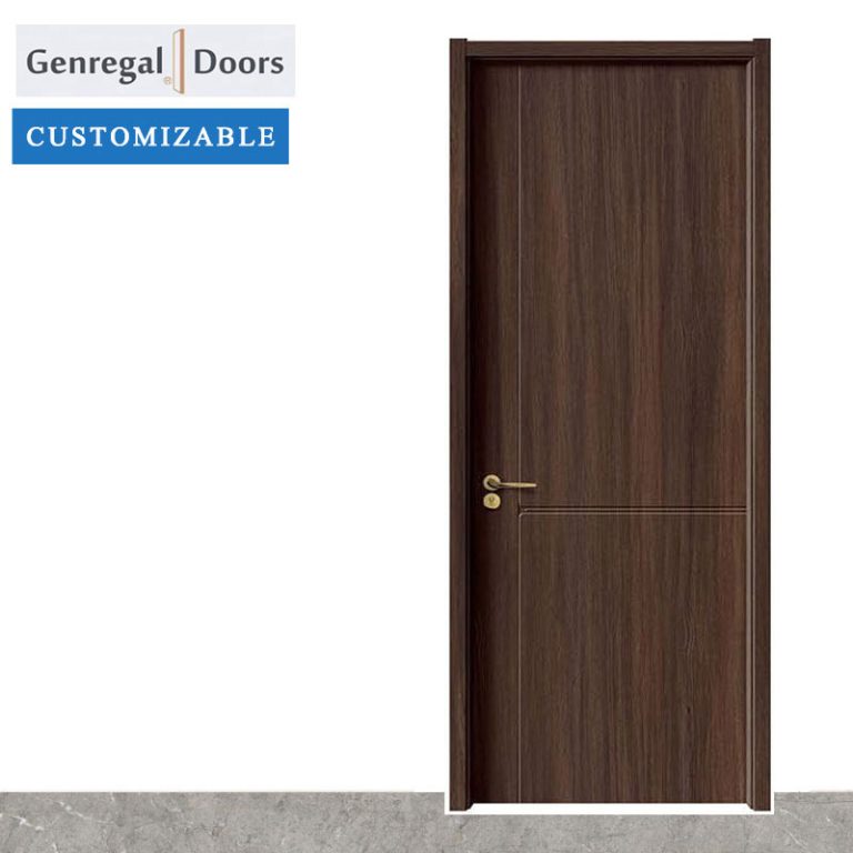 MD03c Custom Melamine laminate interior door factory