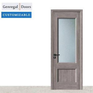 MD20 Custom Melamine interior glass door supplier