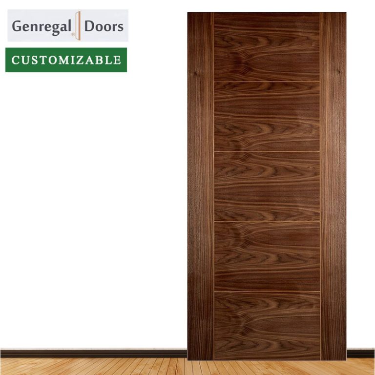 PF03 Flat veneer painting solid wood door factory jpg