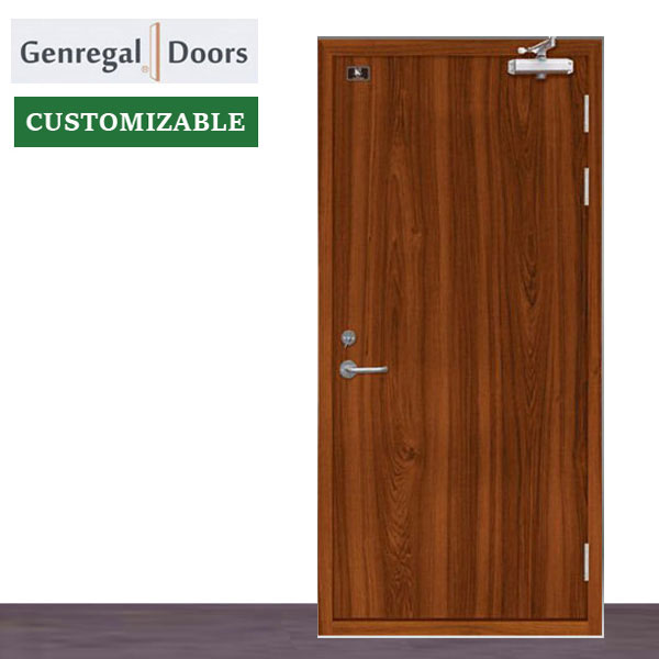 FW01 Custom fire rated wood door factory