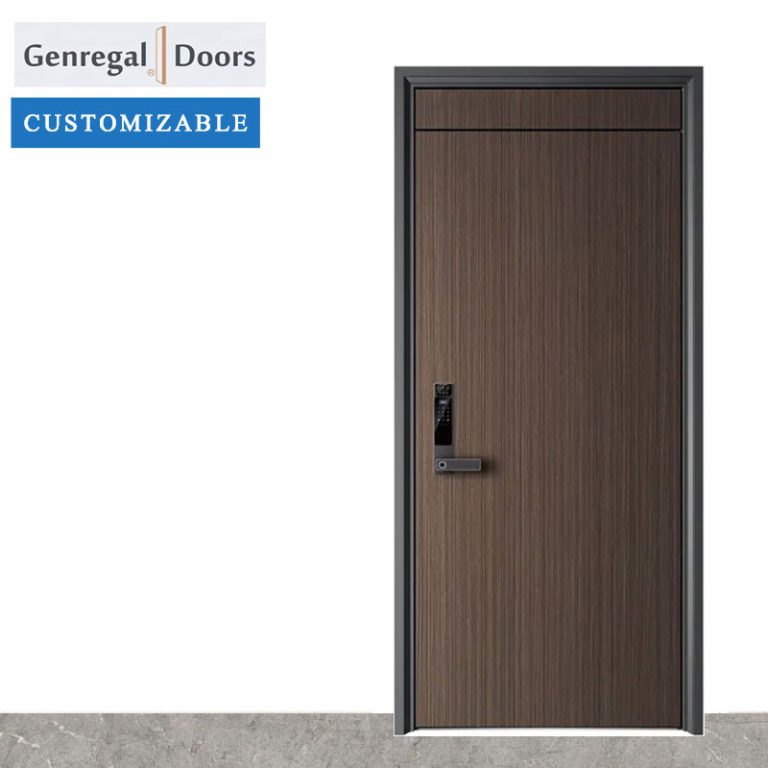 GD08 Custom Textured Security steel door supplier