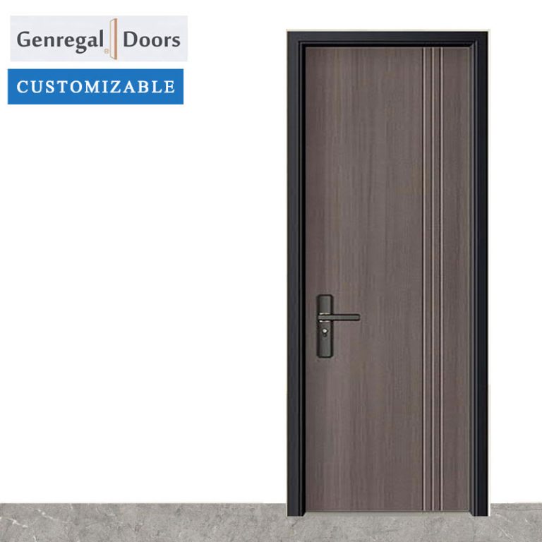 LD01 Custom Flat aluminum door factory