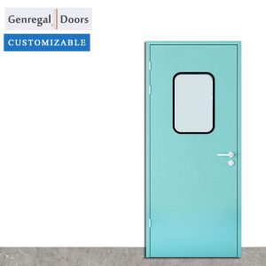 PB06c Custom Clean hospital steel door supplier