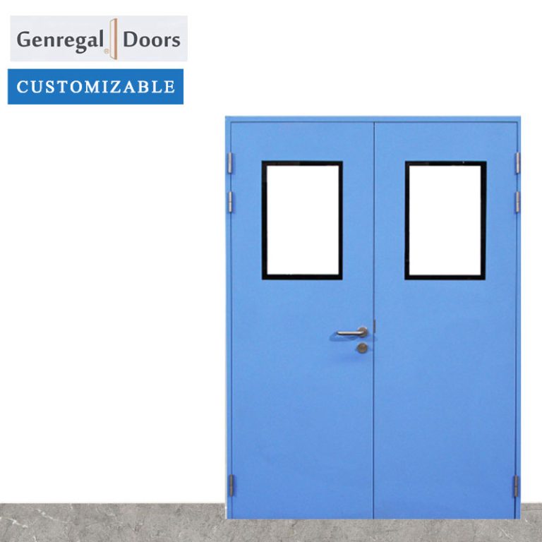 PB06d Custom Clean hospital room steel door supplier