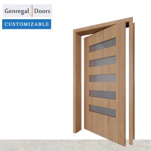 PVD 03 Custom Pivot Interior Wood door supplier