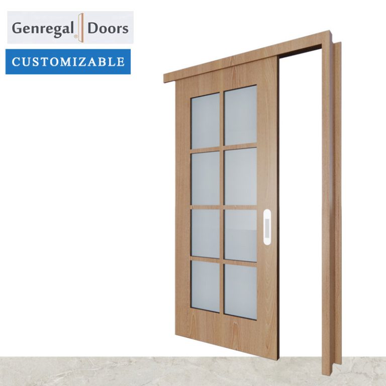 SLD02 Custom Sliding Interior Wood door supplier